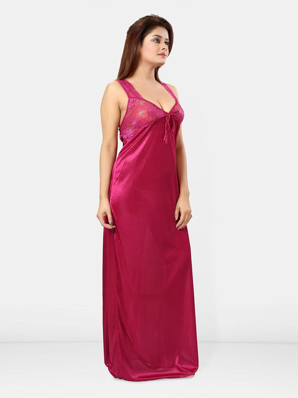 Be You Satin Maxi Sweat Nightdress