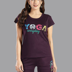 Be You Women Typography Printed Night suit