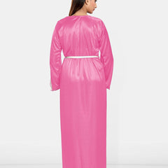 Be You  Women Solid Maxi Nightdress