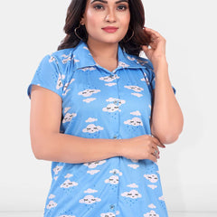Be You Women Graphic Printed Night suit