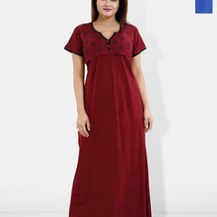 Be You Pack Of 2 Solid Maxi Nightdress