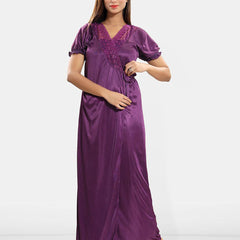 Be You Satin Maxi Nightdress with Robe