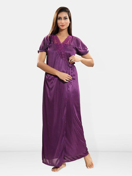 Be You Satin Maxi Nightdress with Robe
