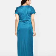 Be You Women Set of 4 Satin Wrap Nightdress