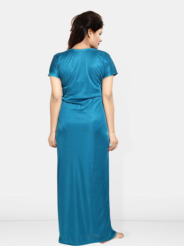 Be You Women Set of 4 Satin Wrap Nightdress