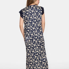Be You Women Printed Maxi Nightdress