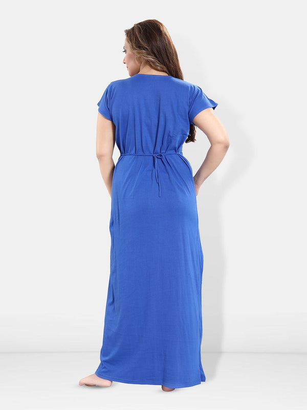 Be You Pack Of 2 Solid Maxi Nightdress