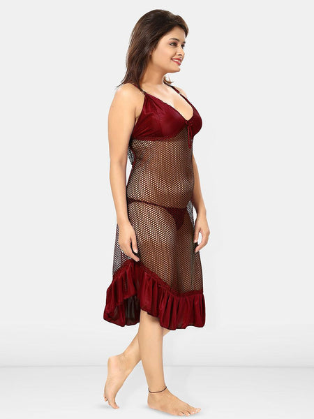 Be You Women Maxi Nightdress