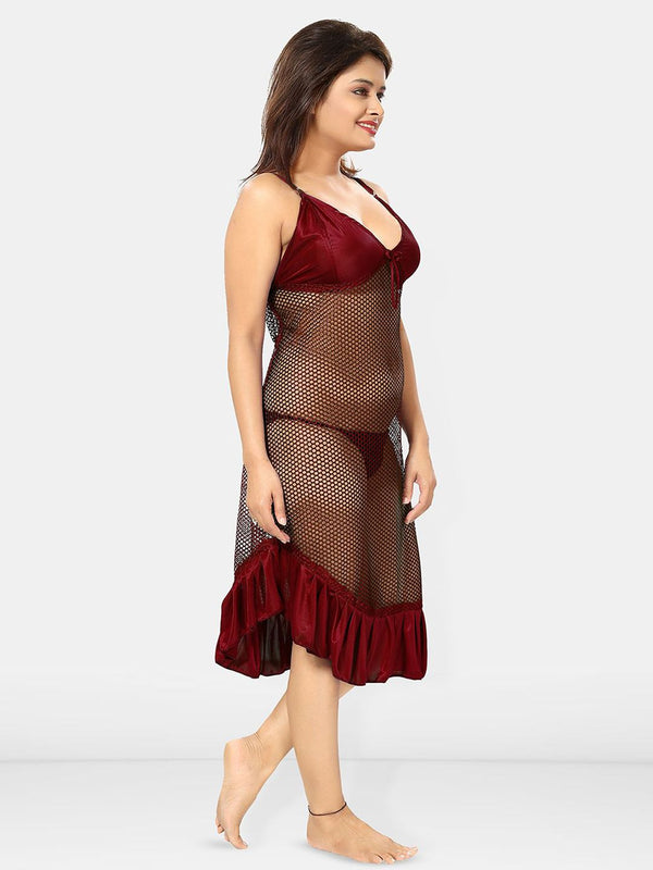 Be You Women Maxi Nightdress