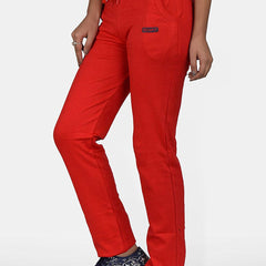 Be You Women Regular Fit Mid Rise Cotton Track Pants