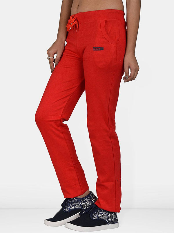 Be You Women Regular Fit Mid Rise Cotton Track Pants