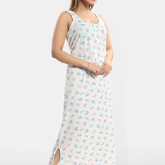 Be You Printed Cotton Maxi Nightdress