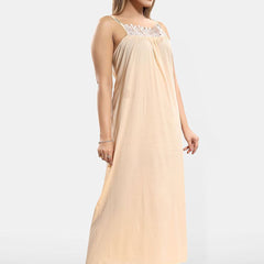 Be You Lace Cotton Maxi Nightdress