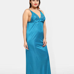 Be You Women Set of 4 Satin Wrap Nightdress