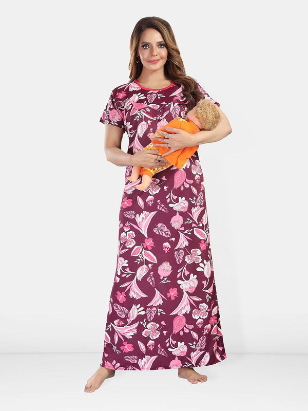 Be You Printed Maxi Nightdress
