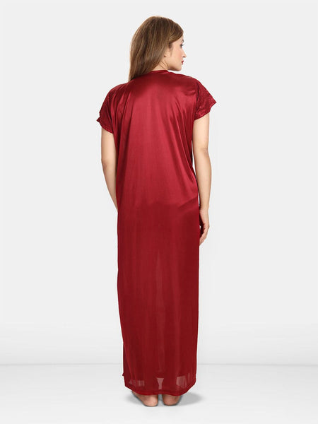 Be You Women V-Neck Maxi Nightdress