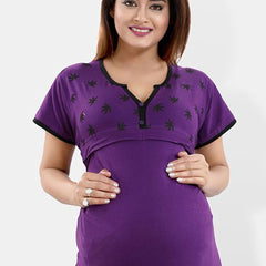 Be You Women Maxi Maternity Nightdress