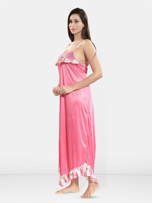 Be You Satin Maxi Sweat Nightdress