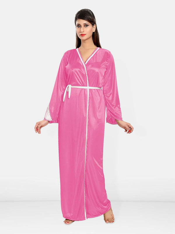Be You  Women Solid Maxi Nightdress