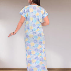 Be You Women Tropical Printed Maxi Sweat Nightdress