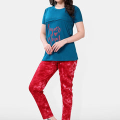 Be You Women Tie and Dye Night suit