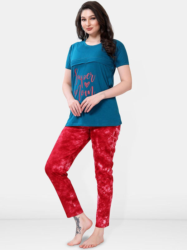 Be You Women Tie and Dye Night suit