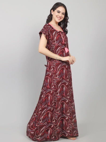 Be You Printed Maxi Nightdress