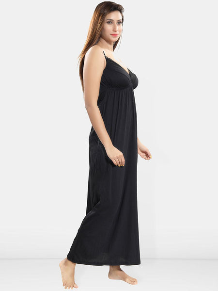 Be You Sleeveless Cotton Maxi Nightdress