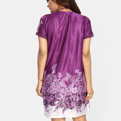 Be You Satin Floral Printed Nightwear Set