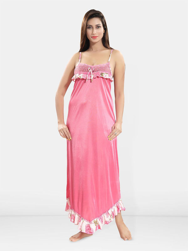 Be You Satin Maxi Sweat Nightdress