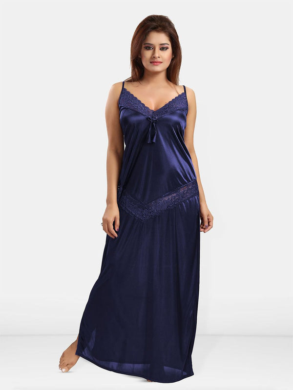 Be You Women Shoulder Straps Maxi Nightdress