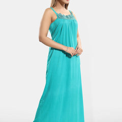 Be You Lace Cotton Maxi Nightdress