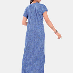 Be You Printed Satin Maternity Maxi Nightdress