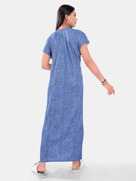 Be You Printed Satin Maternity Maxi Nightdress