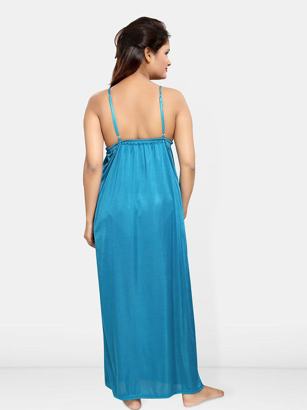 Be You Women Set of 4 Satin Wrap Nightdress