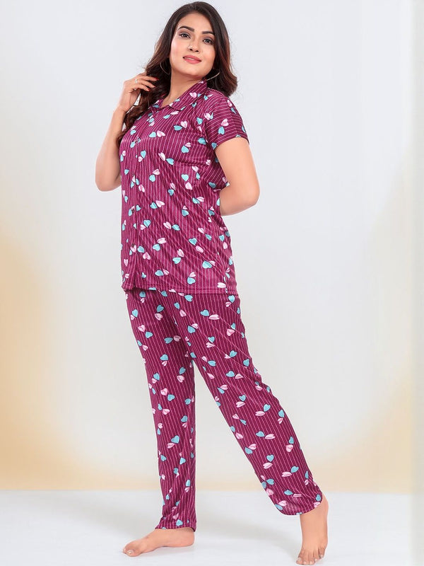 Be You Women Printed Night suit