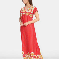 Be You Floral Printed Maternity Maxi Nightdress