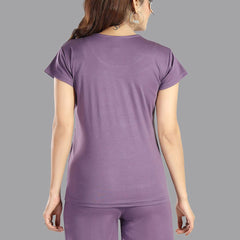 Be You Women Graphic Printed Round Neck Regular Night suit