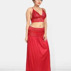 Be You Women Shoulder Straps Maxi Sweat Nightdress