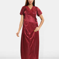 Be You Women 2 pieces Maxi Wrap Nightdress