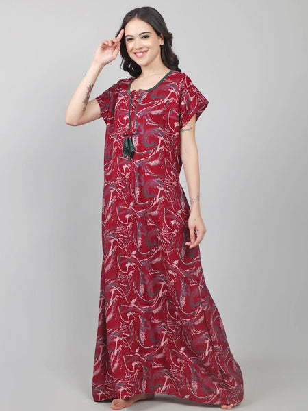 Be You Printed Maxi Nightdress