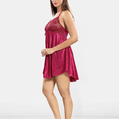 Be You Halter Neck Nightdress With Robe