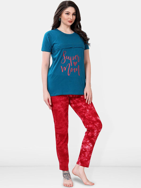Be You Women Tie and Dye Night suit