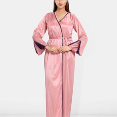Be You Women Satin Maxi Nightdress With Robe
