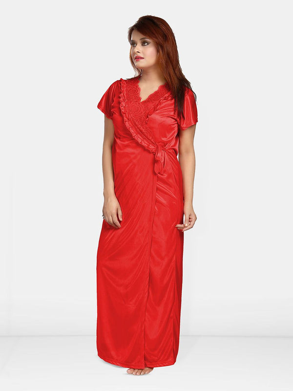 Be You Women 2 pieces Maxi Wrap Nightdress
