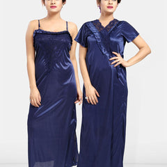 Be You Women 2 pieces Maxi Wrap Nightdress