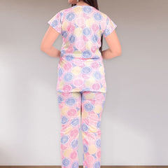 Be You Women Pack Of 2 Geometric Printed Top Pyjamas Night suit
