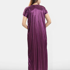 Be You 2 pieces Satin Maxi Nighty Set