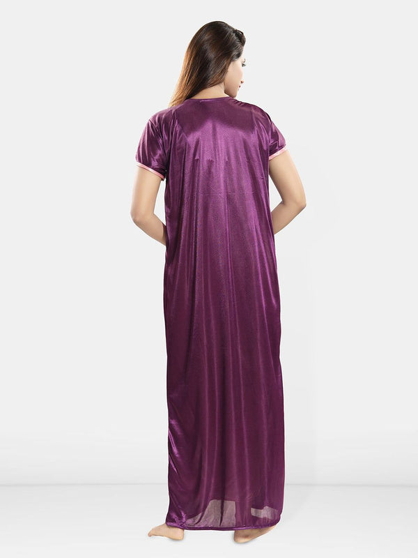 Be You 2 pieces Satin Maxi Nighty Set