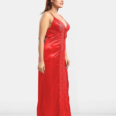 Be You Women Shoulder Straps Sleeveless Maxi Nightdress